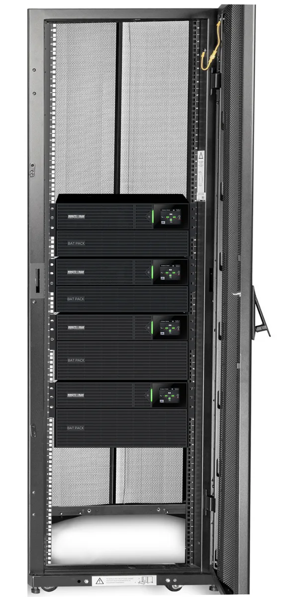 MINUTEMAN MINUTEMAN MMCAB42S5K 42U Server Rack with ED5KRT UPS 38U 208-240VAC L6-30P — product photo