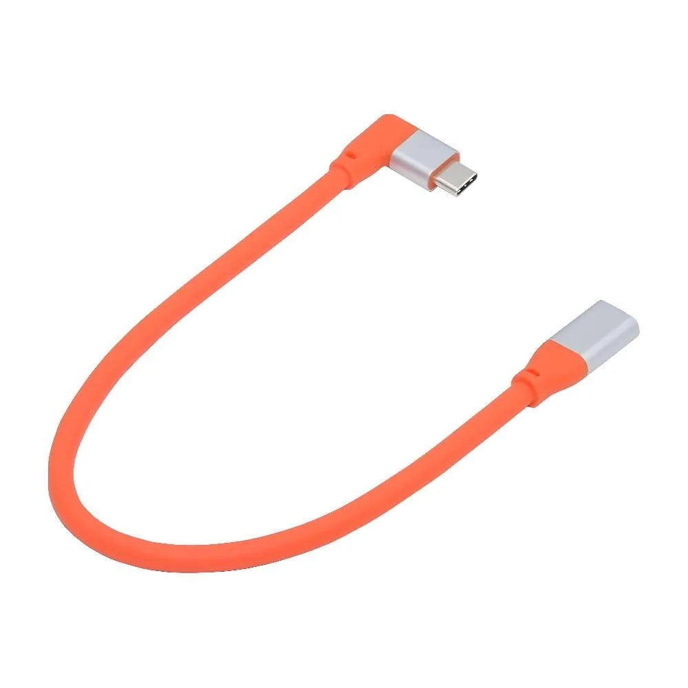 Fervit Fervit USB 3.2 Type-C Extension Cable 20Gbps 90° Angled 100W 8K 30cm — product photo