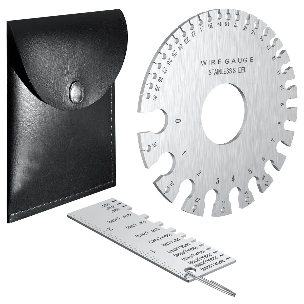  TOOGOND Metal Sheet Thickness Gauge Set of 2 — product photo