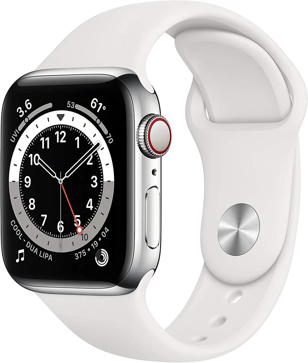 Apple Apple Watch Series 6 40mm Silver Stainless Steel GPS + Cellular 32GB — product photo