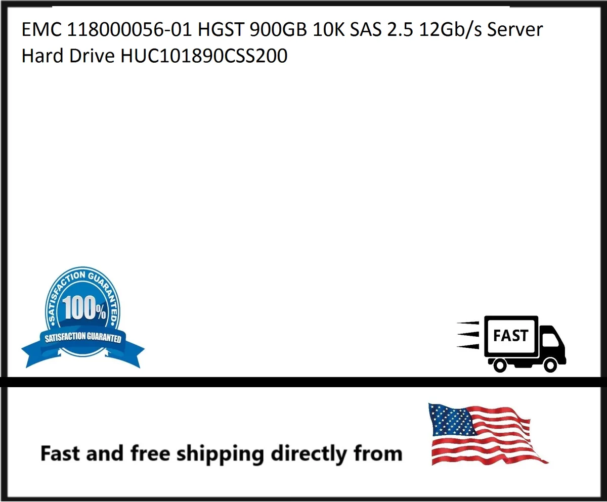 HGST HGST HUC101890CSS200 900GB 10K SAS 12Gb/s 2.5" internal hard drive — product photo