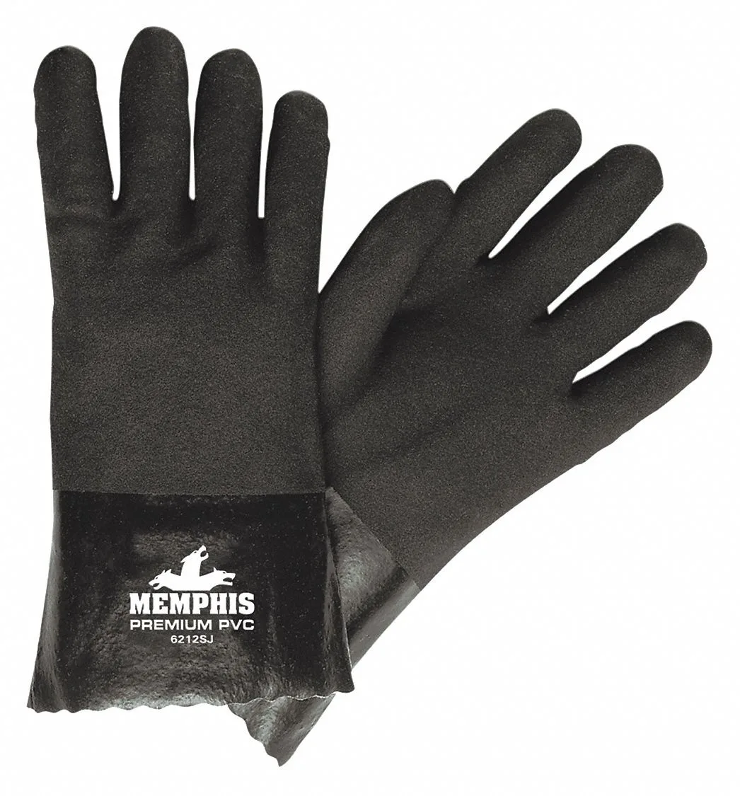 MCR Safety MCR Safety 6212SJ Chemical Resistant Gloves L 12in Jersey Sandy 12 pk — product photo