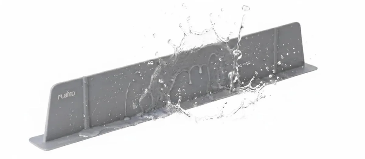 Sink Splash Guard Gray 1 Pack -40°F to 482°F — product photo