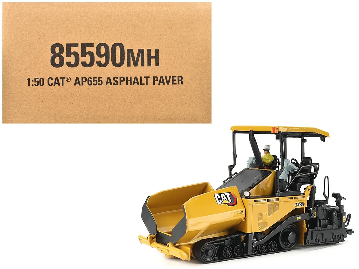 DieCast Masters DieCast Masters CAT AP655F Asphalt Paver 1/50 Core Classics — product photo
