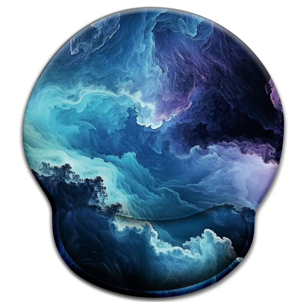 KEHIPI KEHIPI Galaxy Mouse Pad with Wrist Rest 9.8 x 8.6 in 7 mm — product photo