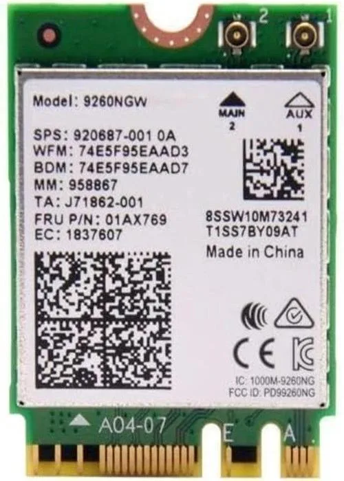 Intel Intel Wireless AC 9260 Bluetooth 5.0 network card pack of 10 — product photo