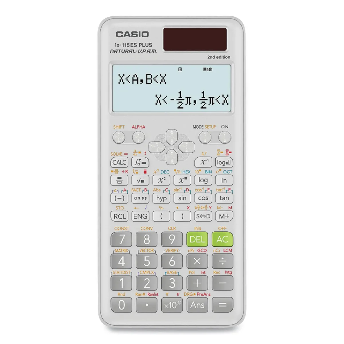 CASIO CASIO FX115ESPLS2 scientific calculator 12-digit natural textbook display — product photo