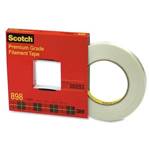 3M 3M 89812 Clear Filament Tape 1 Roll — product photo