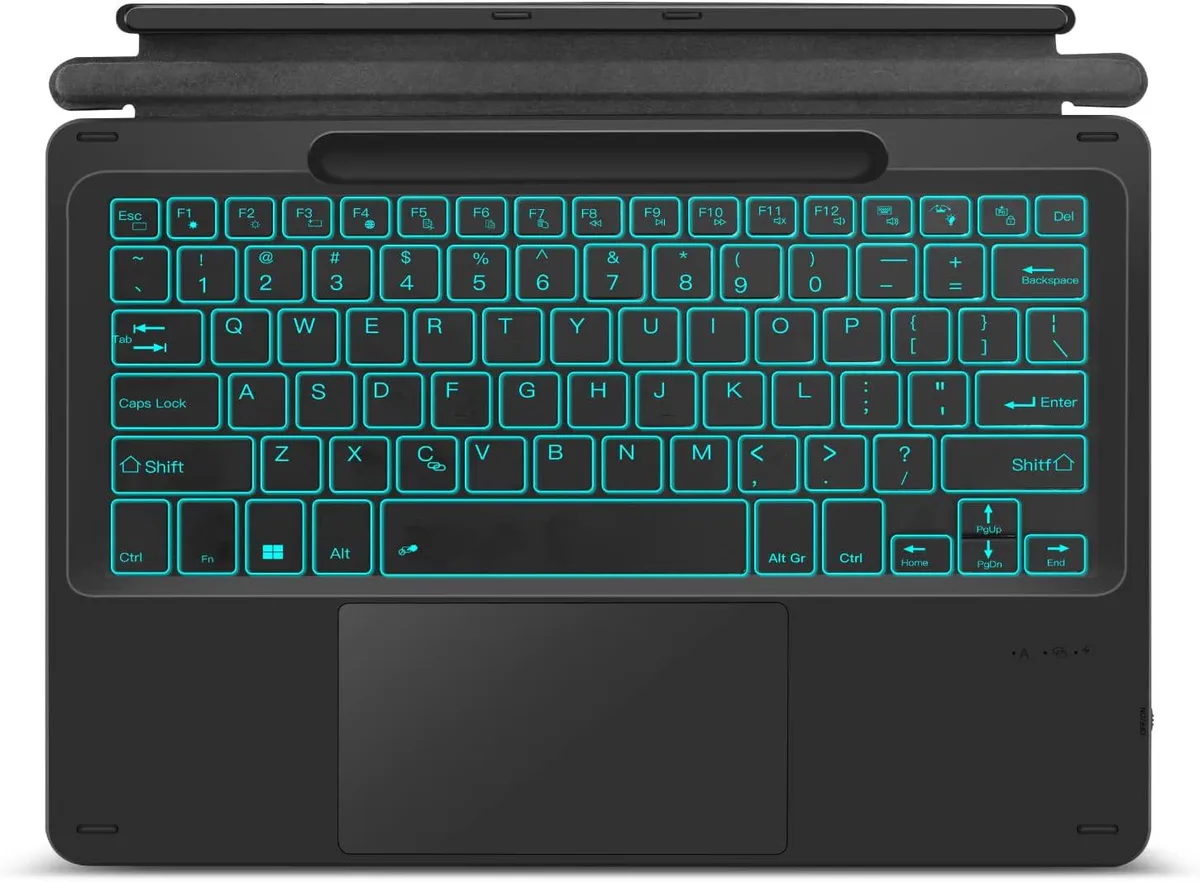 Werleo Werleo Type Cover for Surface Pro 9/8/X 13 inch Keyboard Case Black — product photo