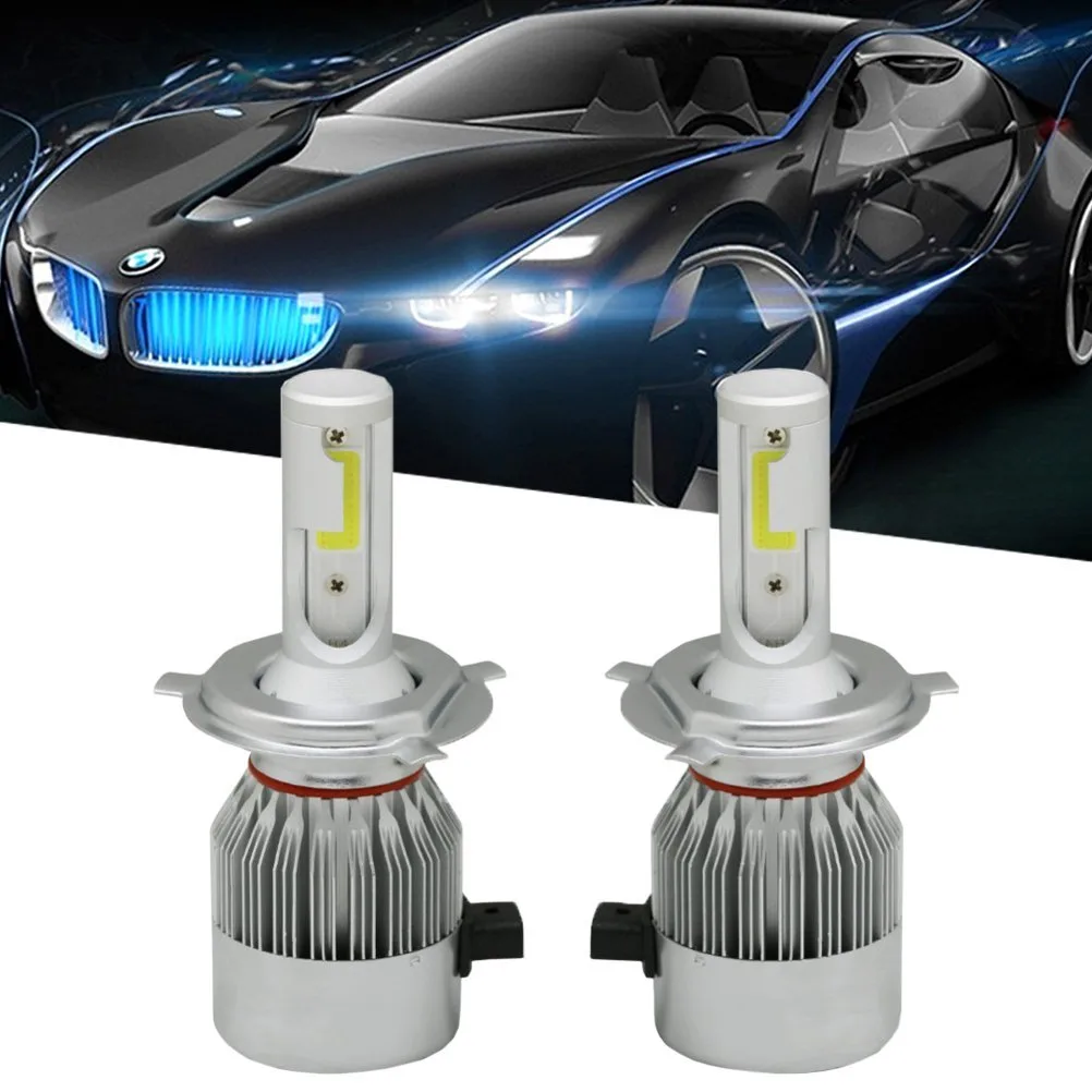 Jansicotek Jansicotek C6-H4 H4 9003 LED headlight set 2 pcs 72W 7600LM 6000K — product photo