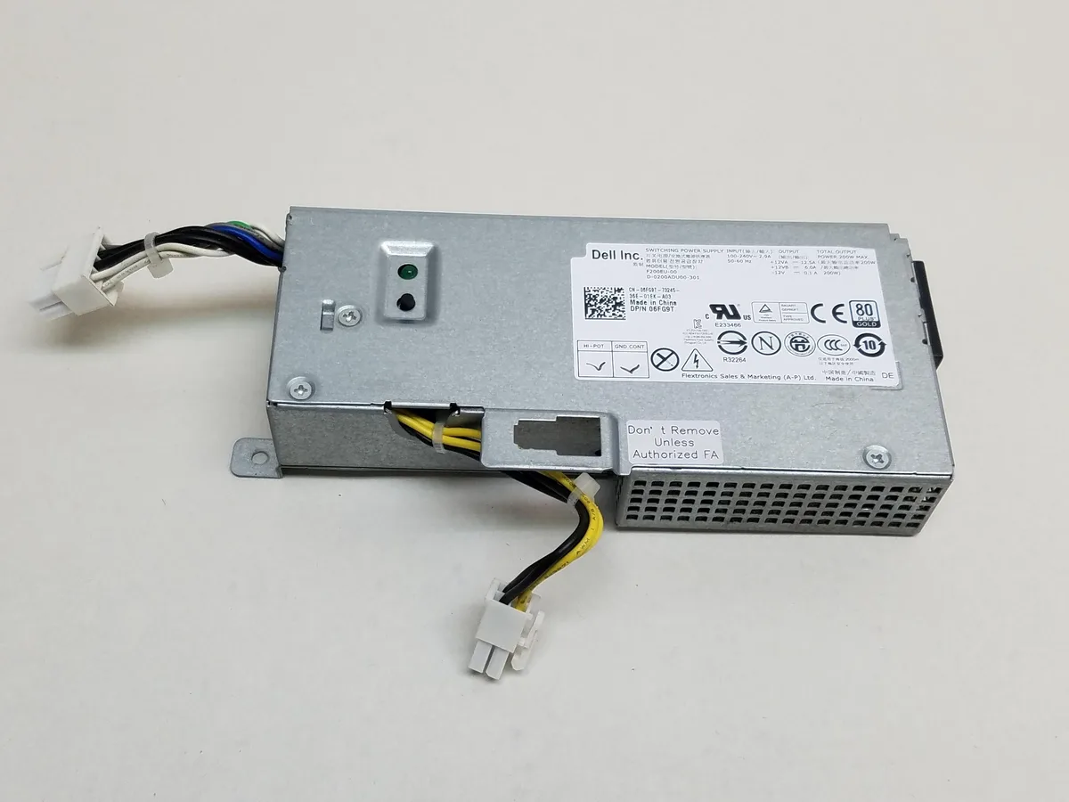 DELL DELL PS-3201-9DA 200W server power supply for OptiPlex 780 790 990 USFF — product photo