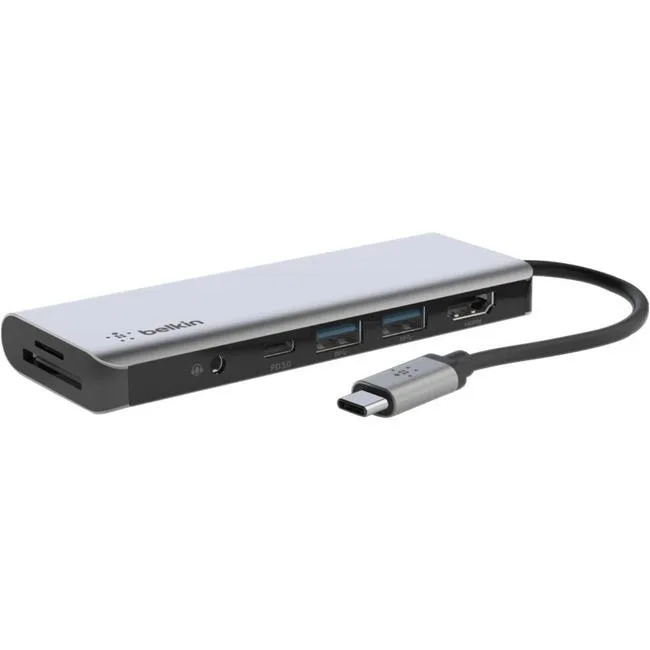 Belkin Belkin PVC003btSGY USB-C 7-in-1 Hub 100W HDMI 1.4 — product photo
