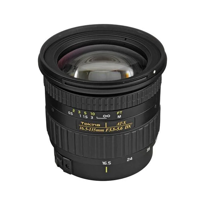 Tokina Tokina AT-X 16.5-135mm f/3.5-5.6 DX AF camera lens for Nikon — product photo