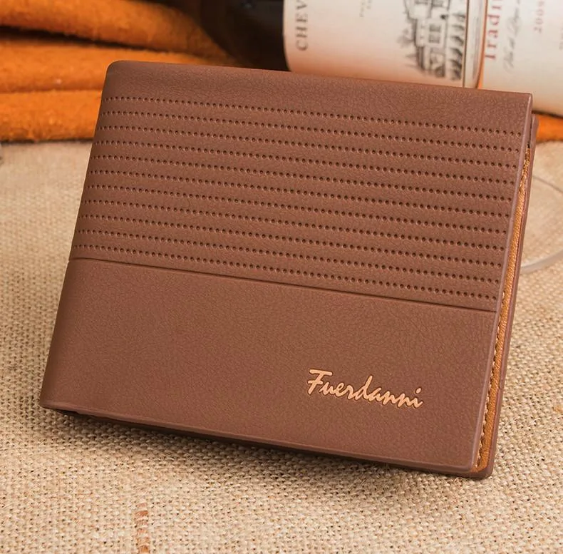 The Perfect Part The Perfect Part Bifold PU Leather Wallet Matte Brown 12 x 9.5 x 1.5 cm — product photo