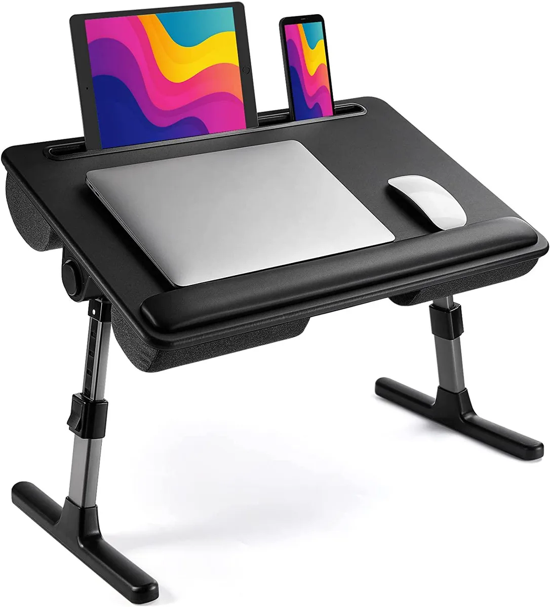 BFKK BFKK Laptop Bed Desk 35° Tilt 5 Height 20.1 Legroom — product photo