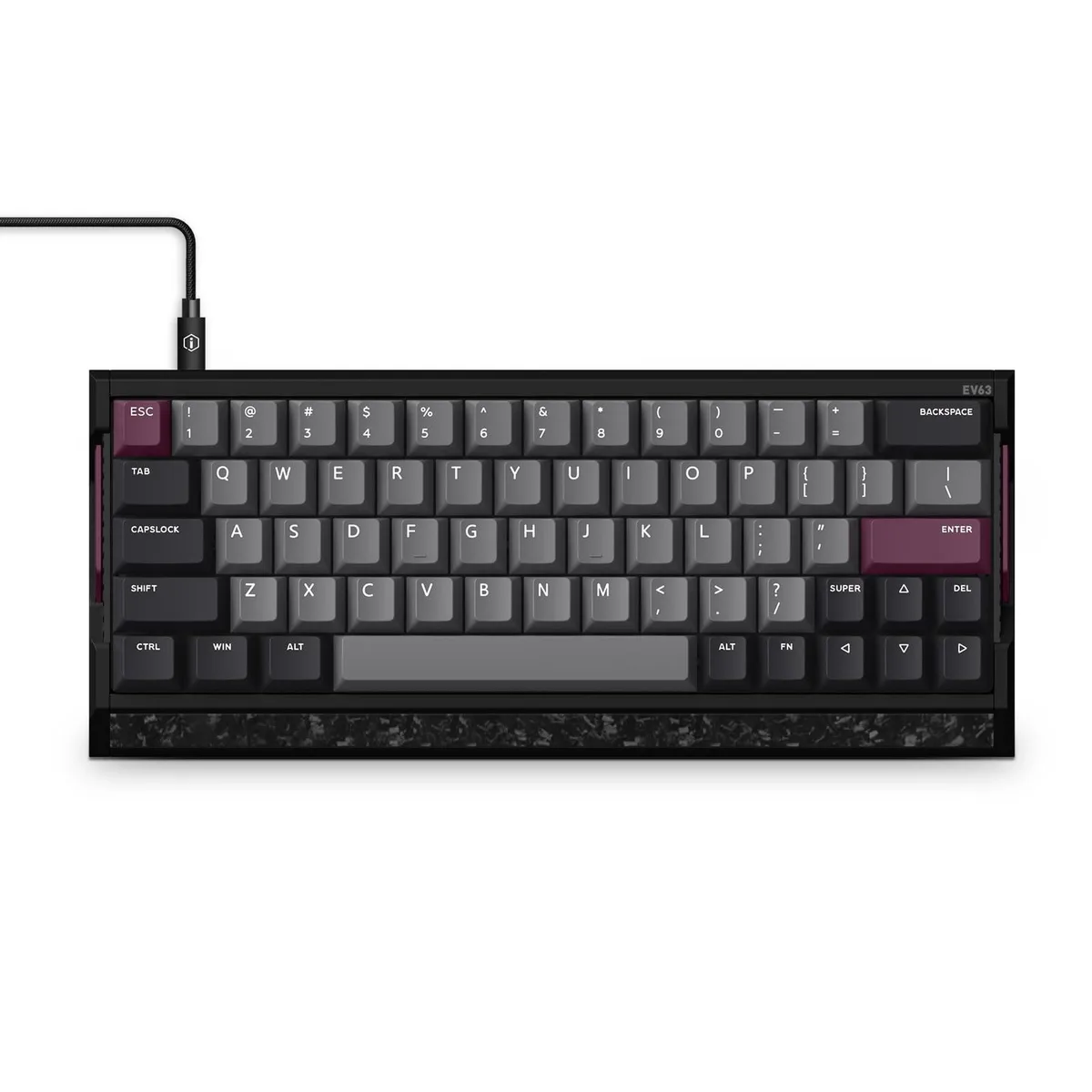 Vszerda Vszerda EV63 Hall Effect Magnetic Gaming Keyboard 60% Dark Purple — product photo