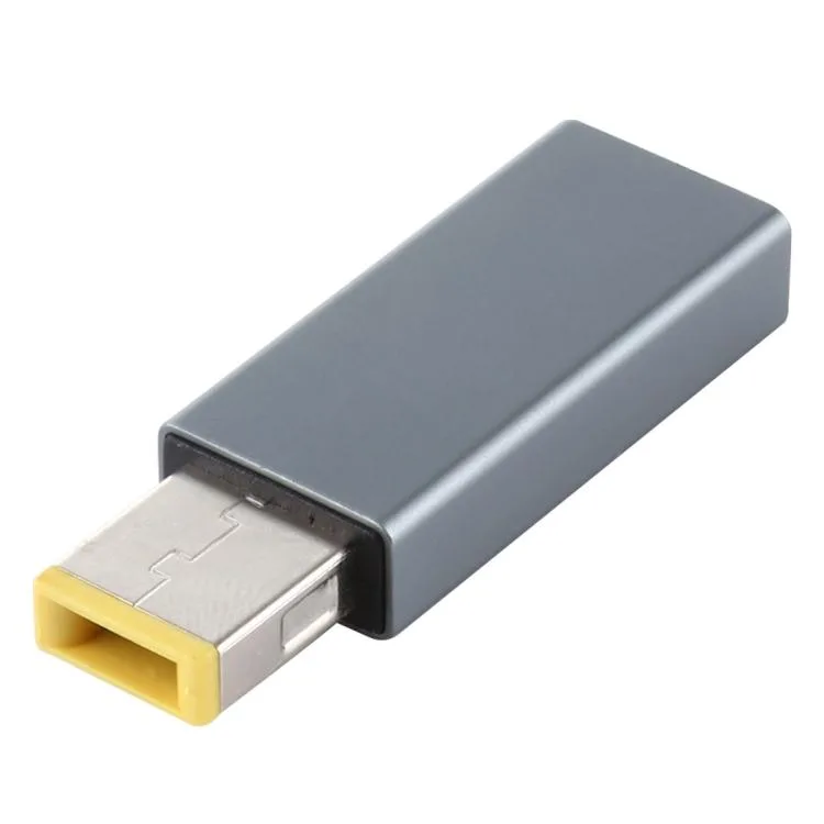 eForChina eForChina PD 20V Big Square USB Male Adapter Connector Silver Grey — product photo