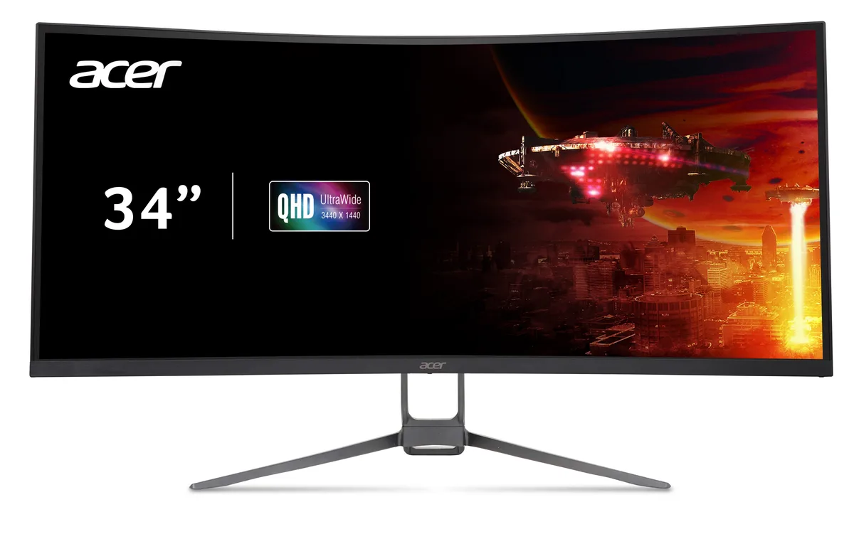 Acer America Acer America UM.CE3AA.001 Nitro 34" 1000R Curved QHD 120Hz gaming monitor — product photo