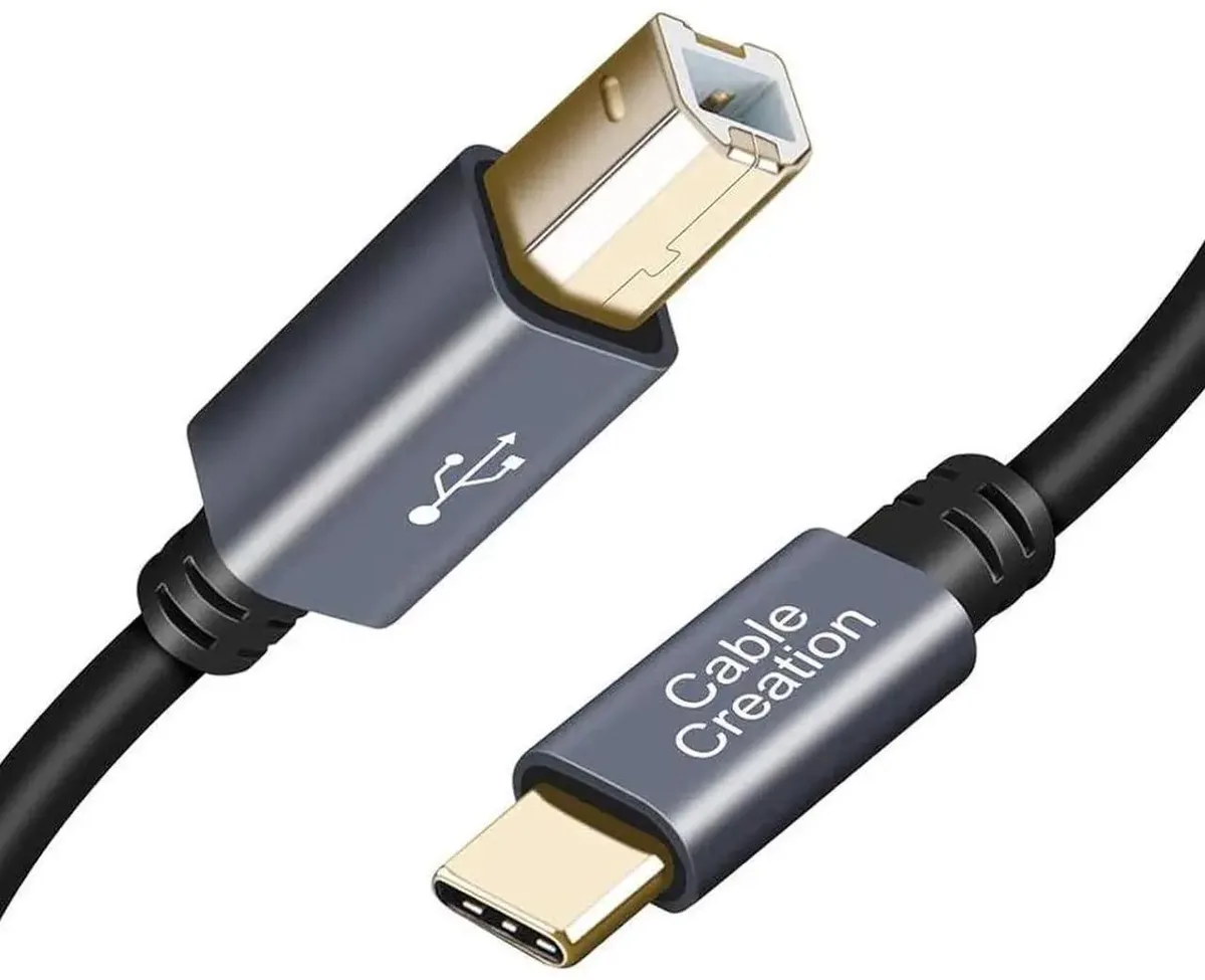 SMUGDESK SMUGDESK USB-C to USB 2.0 Type B Printer Cable 6.6FT — product photo