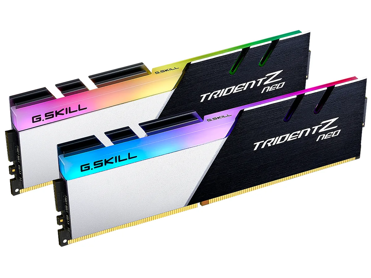 G.SKILL G.SKILL Trident Z Neo F4-4000C18D-32GTZN 32GB (2x16GB) DDR4 4000 CL18 desktop RAM — product photo