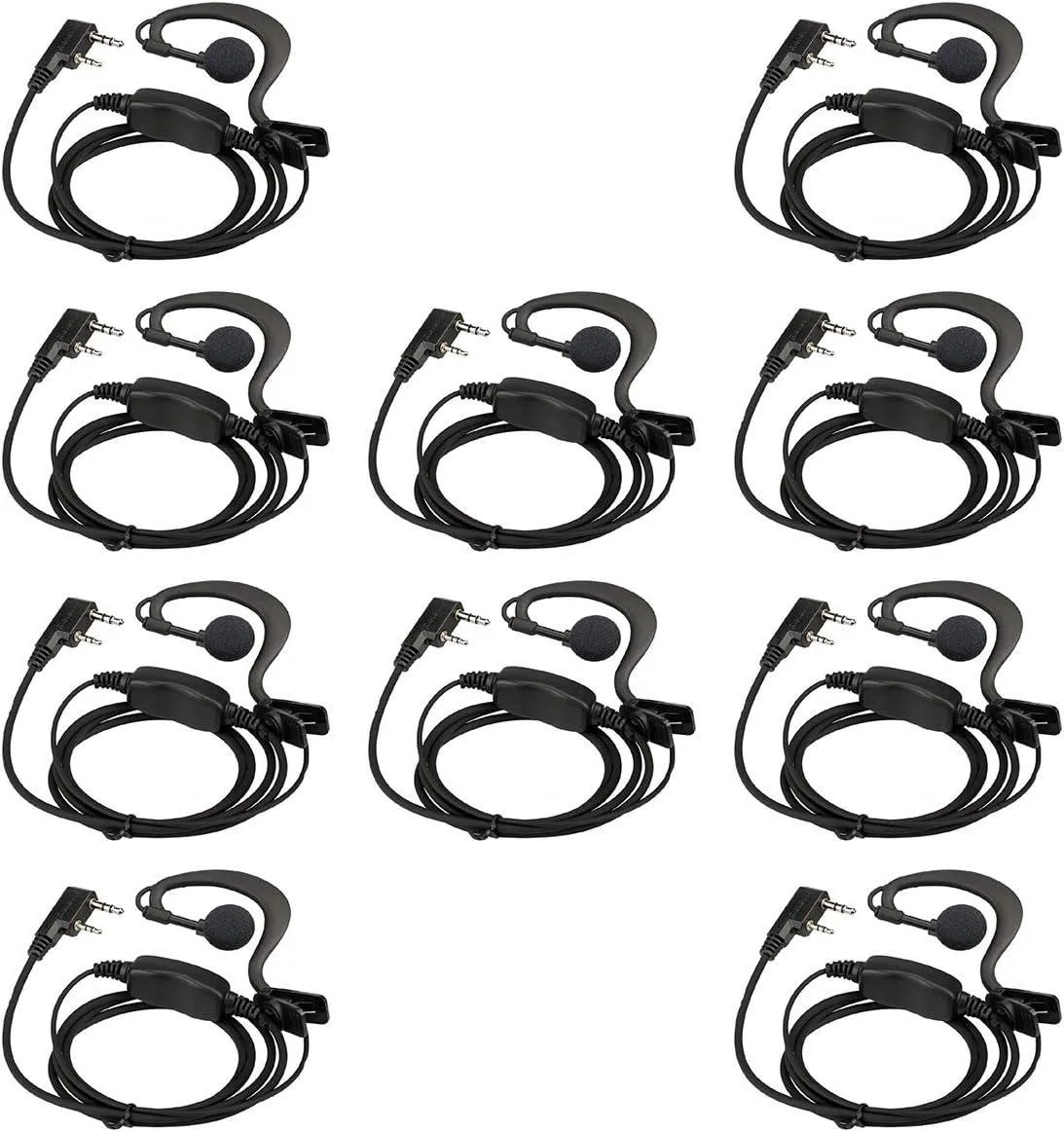usbroway usbroway Two-Way Radio Earpiece Case of 10 — product photo