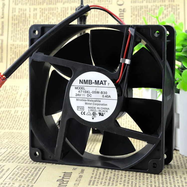Fans Fans 4715KL-05W-B30Brand case fan 24V 0.4A 3300 RPM 120 CFM 47 dBA — product photo