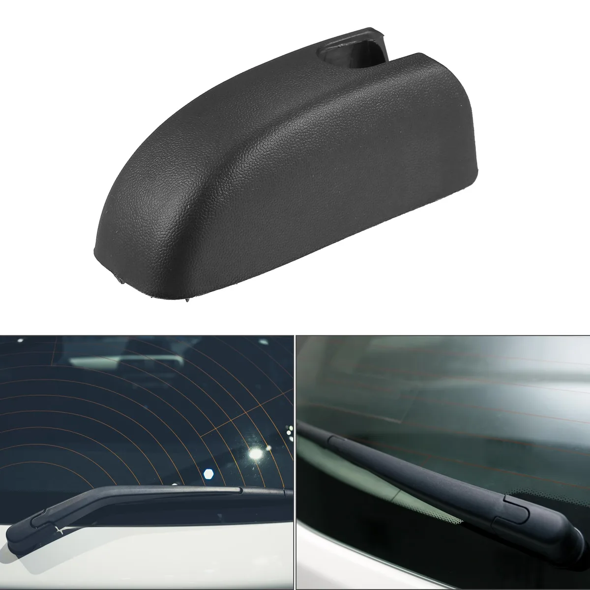 Unique-Bargains Unique-Bargains Rear Wiper Arm Nut Cover Cap for Toyota RAV4 2006-2020 Black — product photo