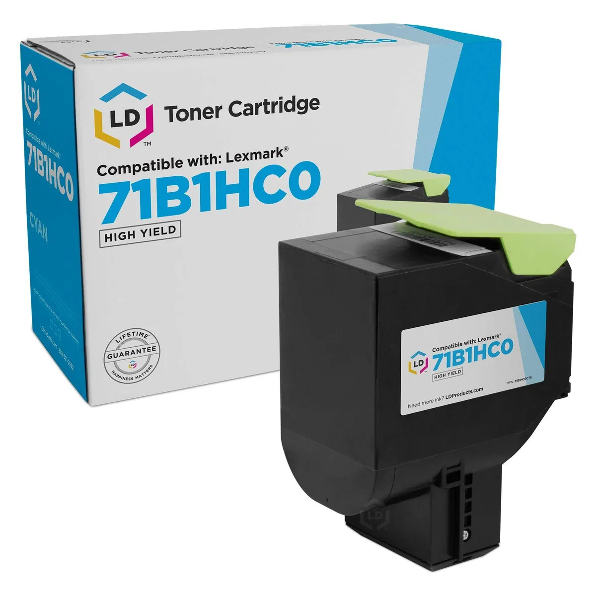 LD Products LD Products 71B1HC0 High Yield Cyan Toner Cartridge — product photo