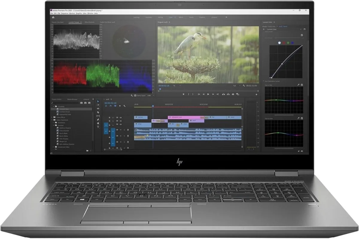 HP HP ZBook Fury G8 laptop i9-11950H 64 GB DDR4 256 GB SSD RTX A3000 17.3" FHD Gray — product photo