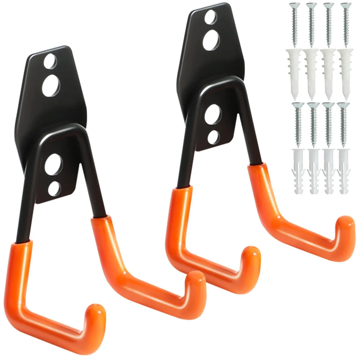  Heavy Duty Wall Hook 7.5in 2 Pack — product photo