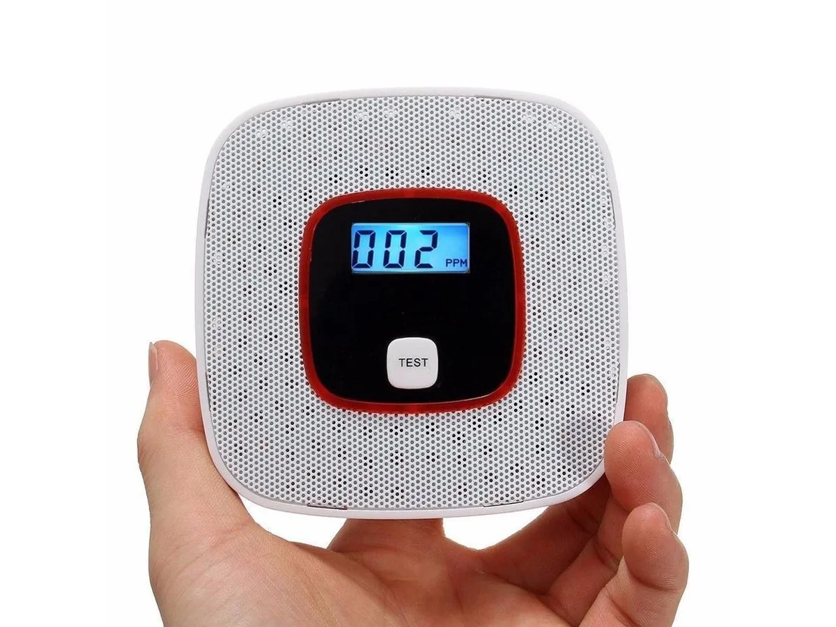 BONAEVER BONAEVER Carbon Monoxide Detector Alarm Voice Warning Battery Operated Digital Display — product photo