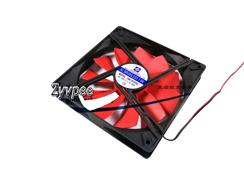 Zyvpee Zyvpee SM1425SL 140mm 25mm 12V 0.4A 2-pin 4-pin case fan — product photo