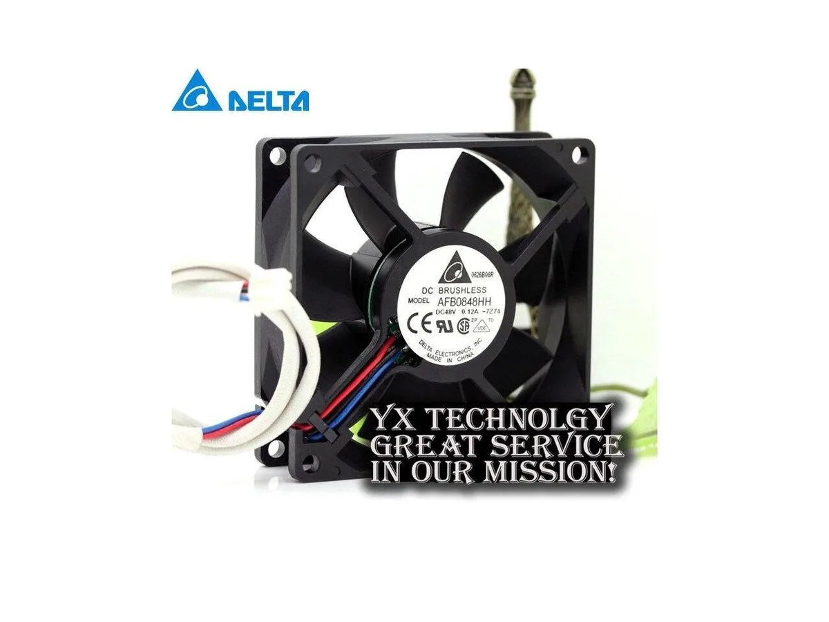 Fans Fans AFB0848HH 8025 48V .12A double ball case fan — product photo