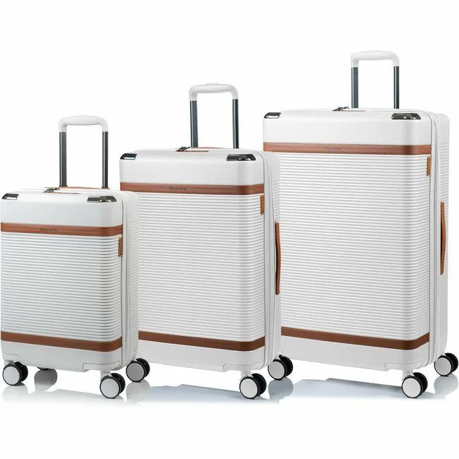 FT Champs FT Champs Vintage III 3-piece Hardside Luggage Set Ivory 20 24 28 — product photo