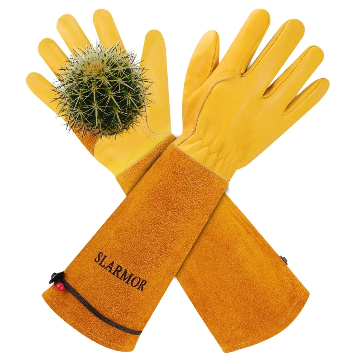  SLARMOR Thorn Proof Gardening Gloves Large Yellow — product photo