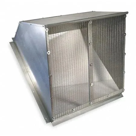 Dayton Dayton 1WBW2 Weatherhood 36 in Blade Galvanized Steel 40 1/8 in — product photo