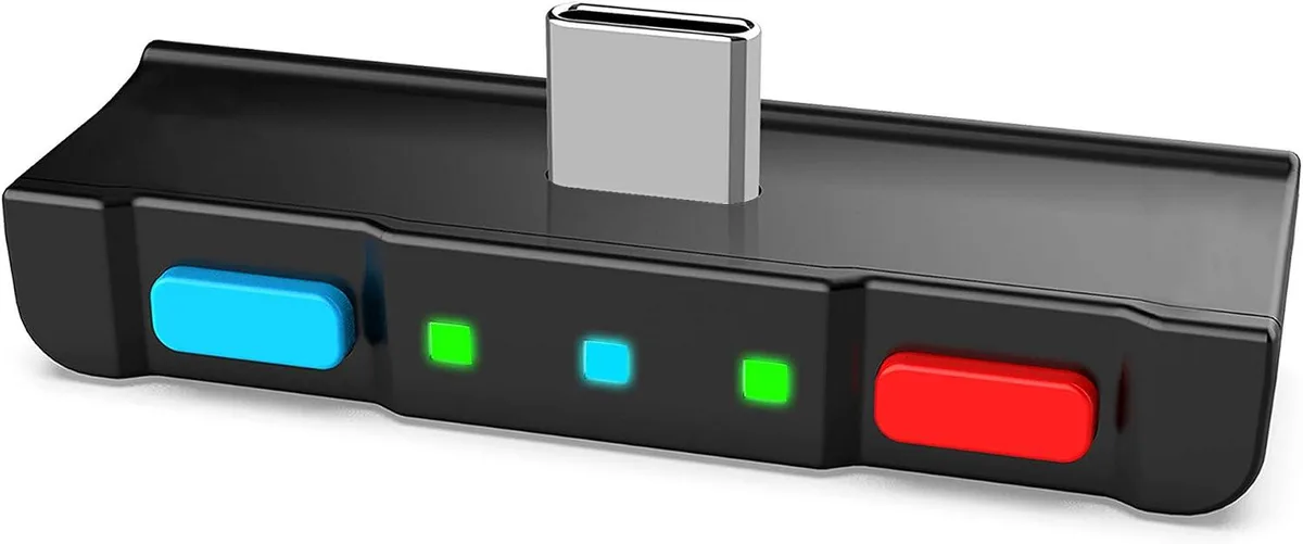 PISKEKAT PISKEKAT Bluetooth Audio Adapter USB-C with Built-in Mic for Nintendo Switch — product photo