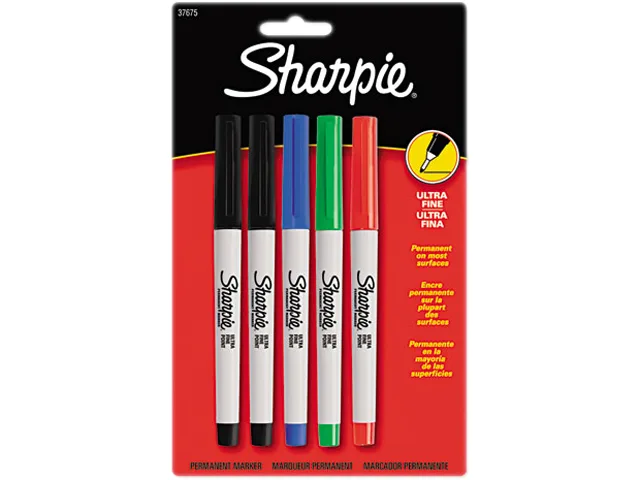 Sanford Sanford 37675PP Sharpie Ultra Fine Permanent Markers 5 Pack — product photo