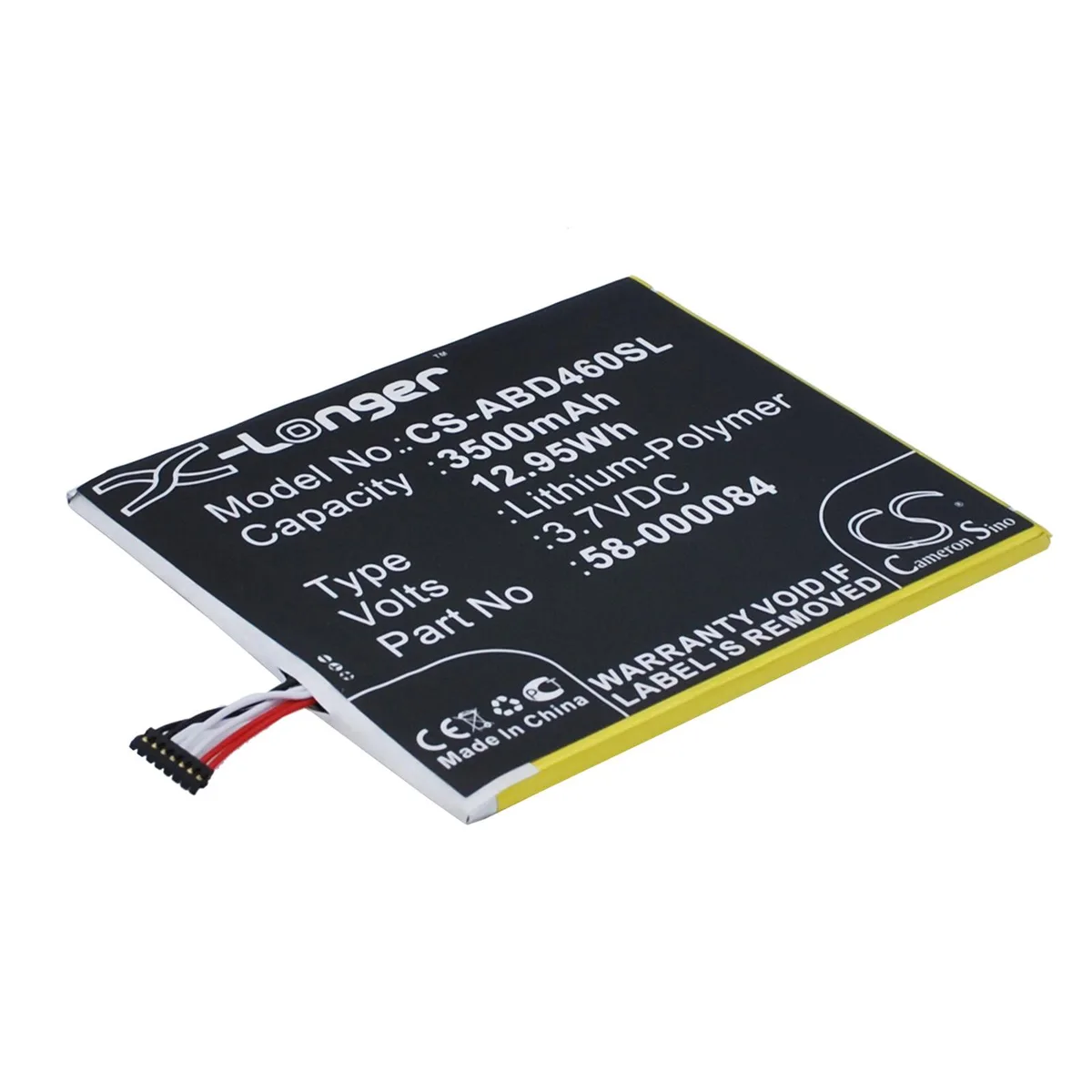 Cameron &amp; Co Cameron &amp; Co DS-CS-SMT365SL 4.05 Ah Li-Polymer battery accessory — product photo