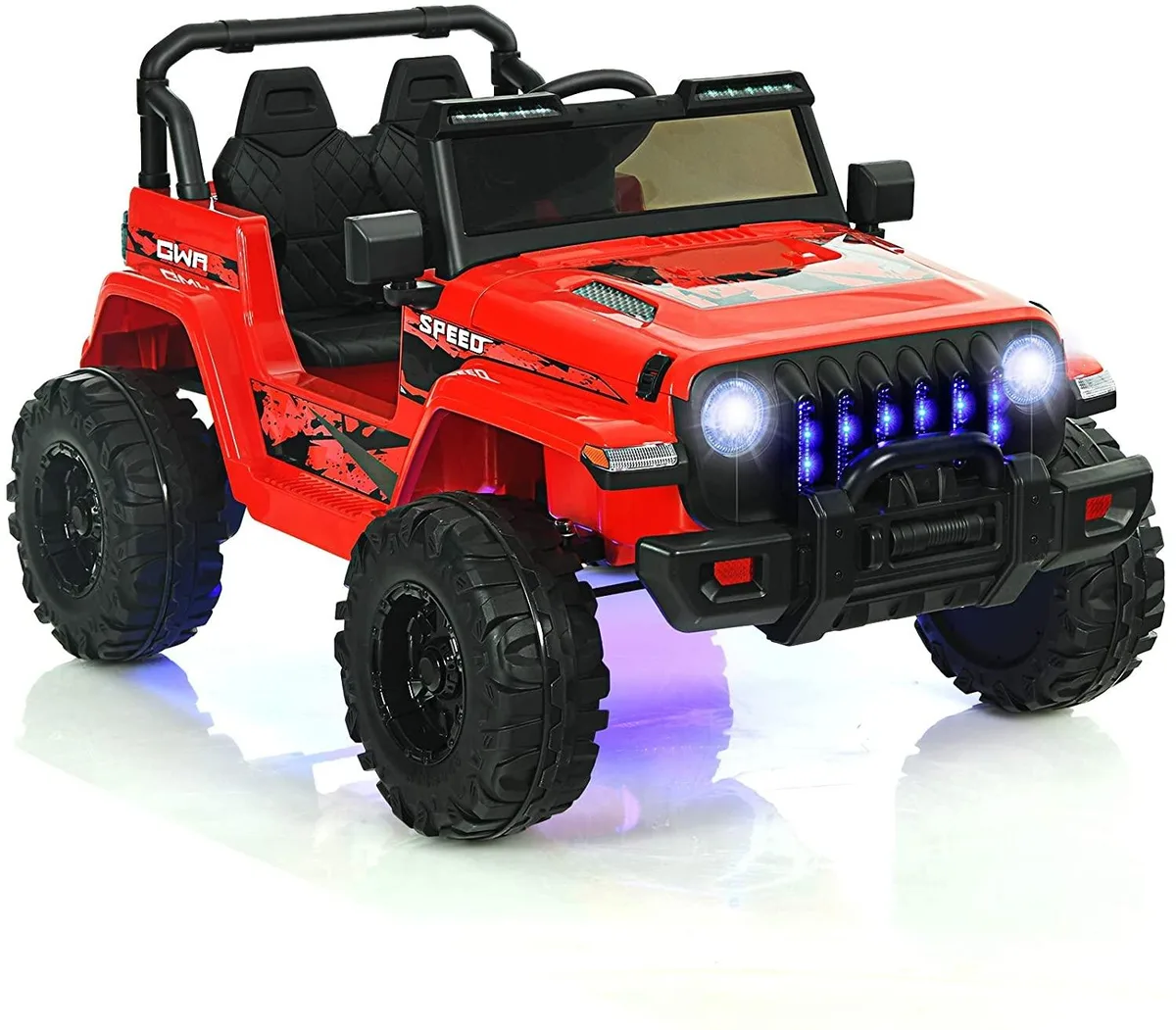 SlickBlue SlickBlue 12V Kids Ride-on Jeep Car 2.4G Remote Control Red — product photo