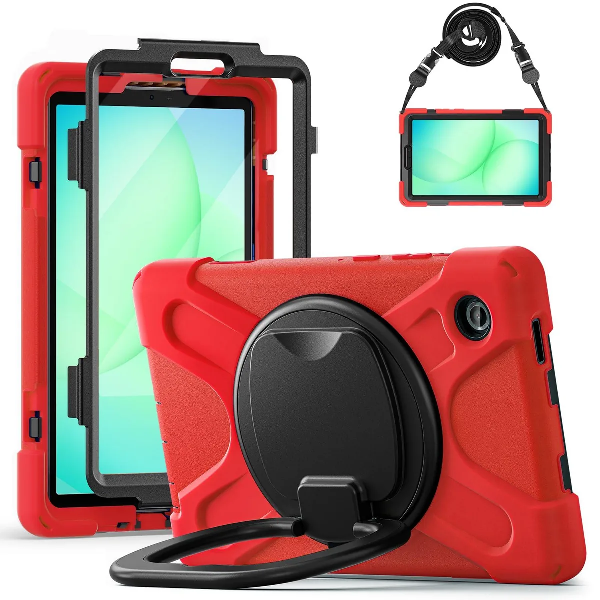 Timoom Timoom Rugged Silicone Case Red 8.7" for Tab A11 2025 / Tab A9 2023 — product photo