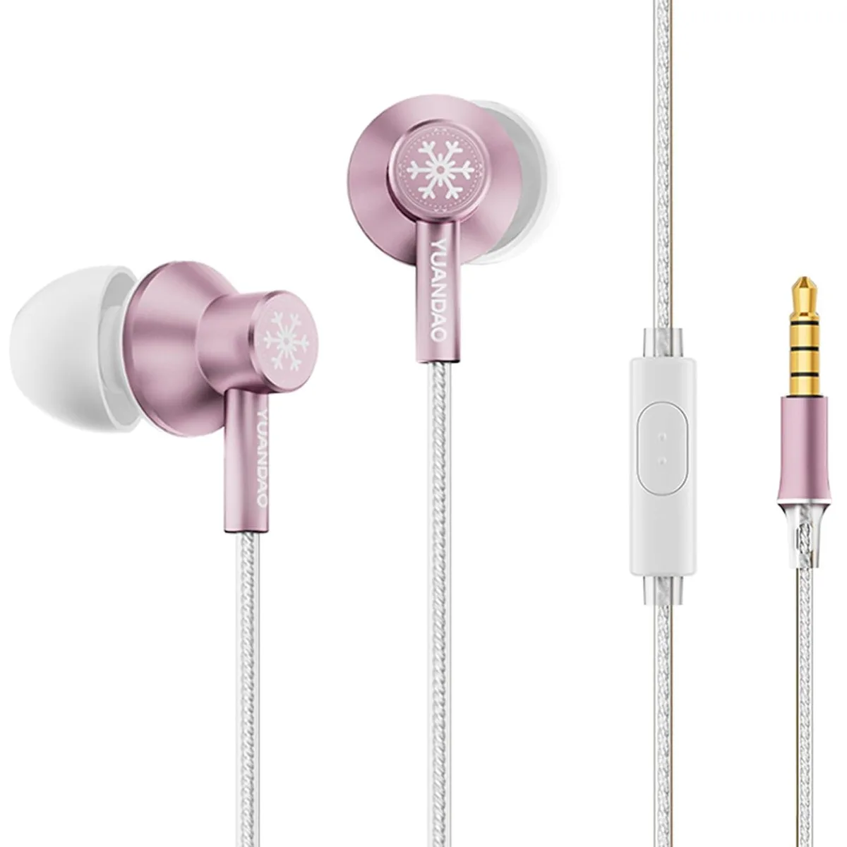 LORDWORLD LORDWORLD StringSnow Pink 3.5mm Wired IEM 10mm 32/106dB — product photo