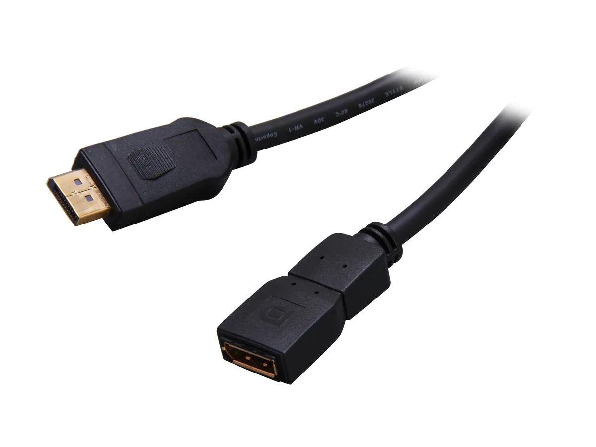 STARTECH STARTECH DPEXT6L 6 ft displayport cable male to female 20 pin 28 AWG — product photo