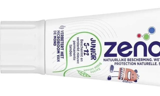 White toothpaste tube 50 ml for children 5-12 years