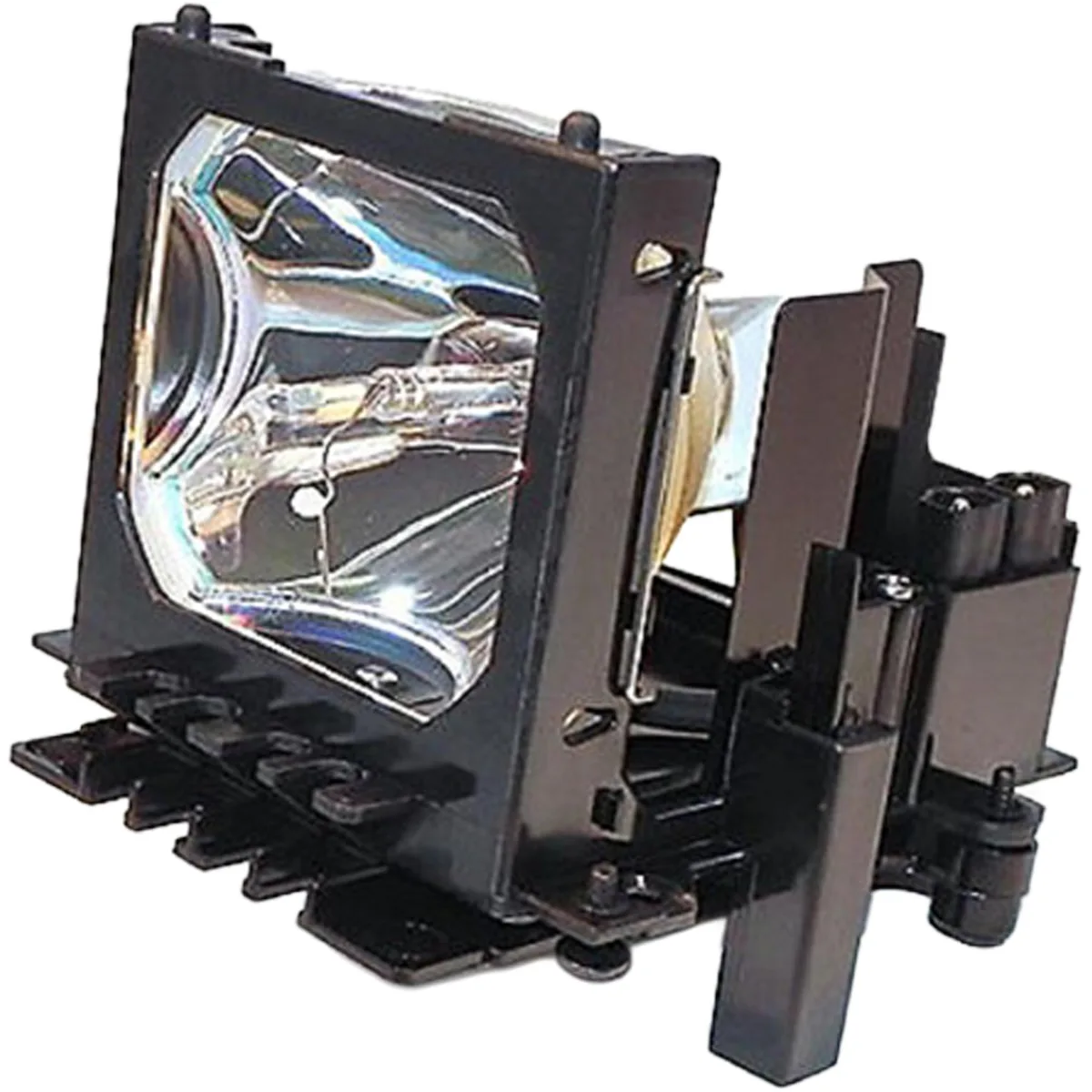 New replacement lamp module in black plastic housing for InFocus LP840 projector