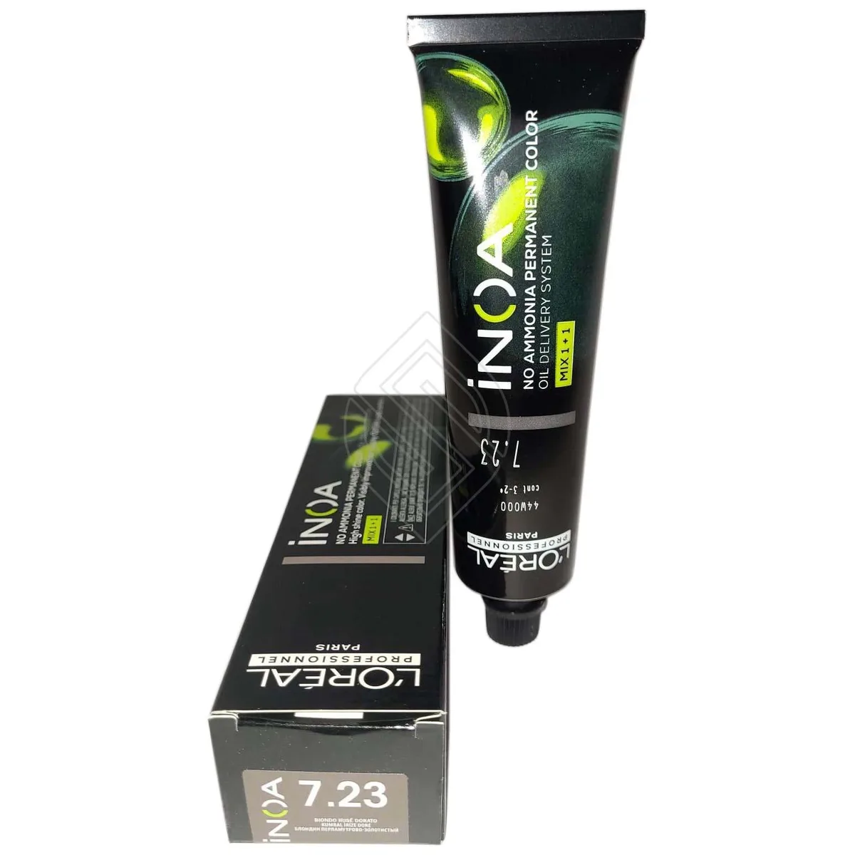 L'Oreal L'Oreal Inoa #7.23 Iridescent Golden Blonde Hair Color 60g — product photo