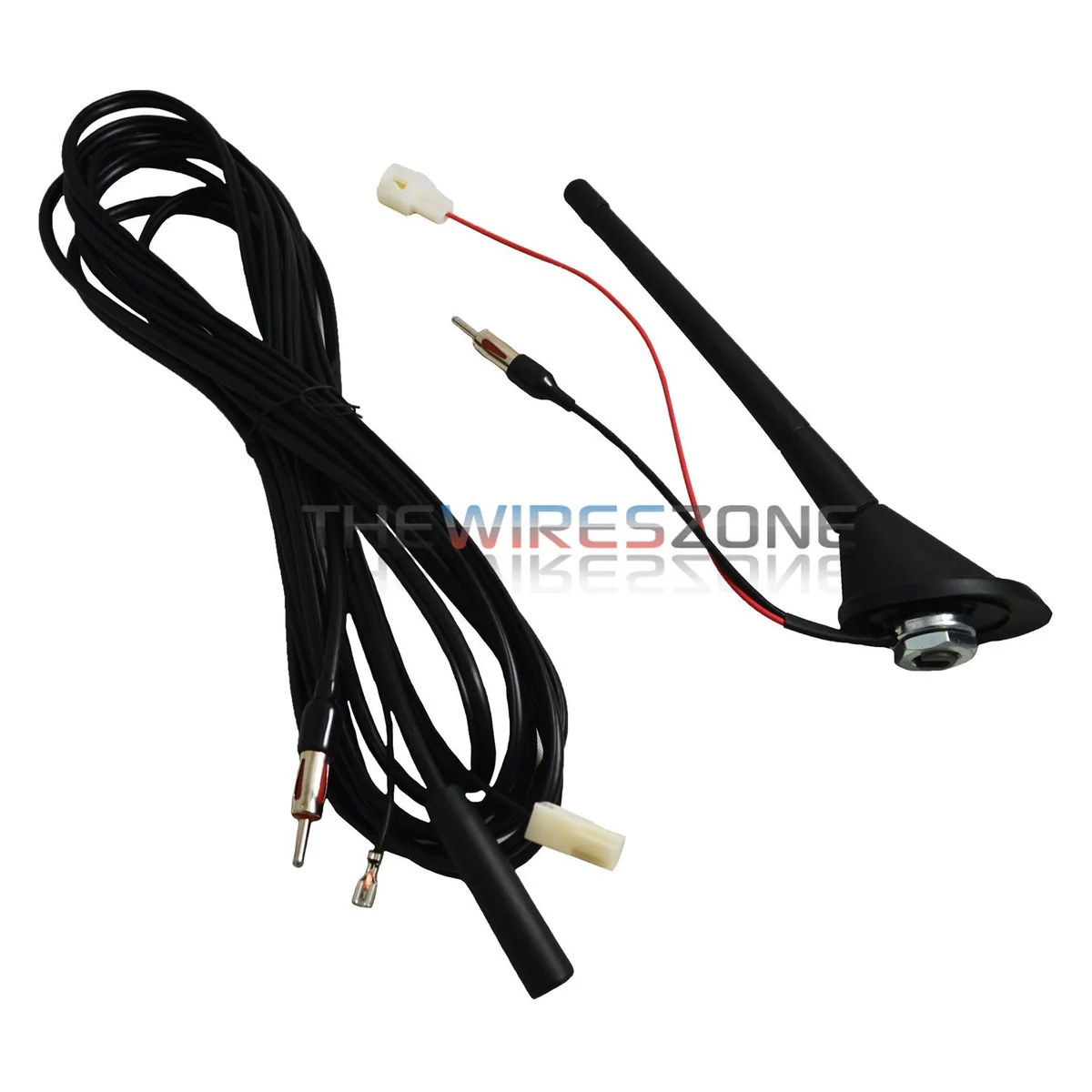 The Wires Zone The Wires Zone AI-52 Amplified Roof Mount AM/FM Antenna 5m Car Electronics Accessory — product photo