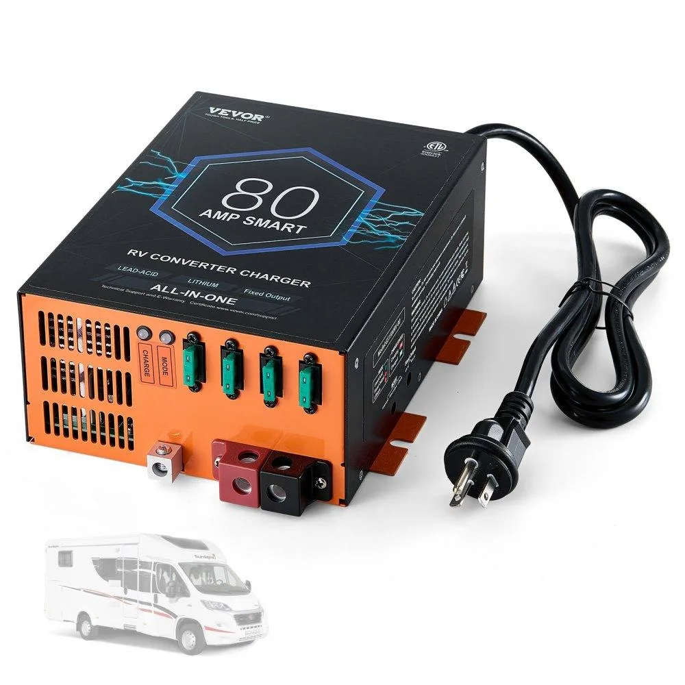 VEVOR VEVOR GS800RV-80 80A RV Converter 120V AC to 12V DC — product photo