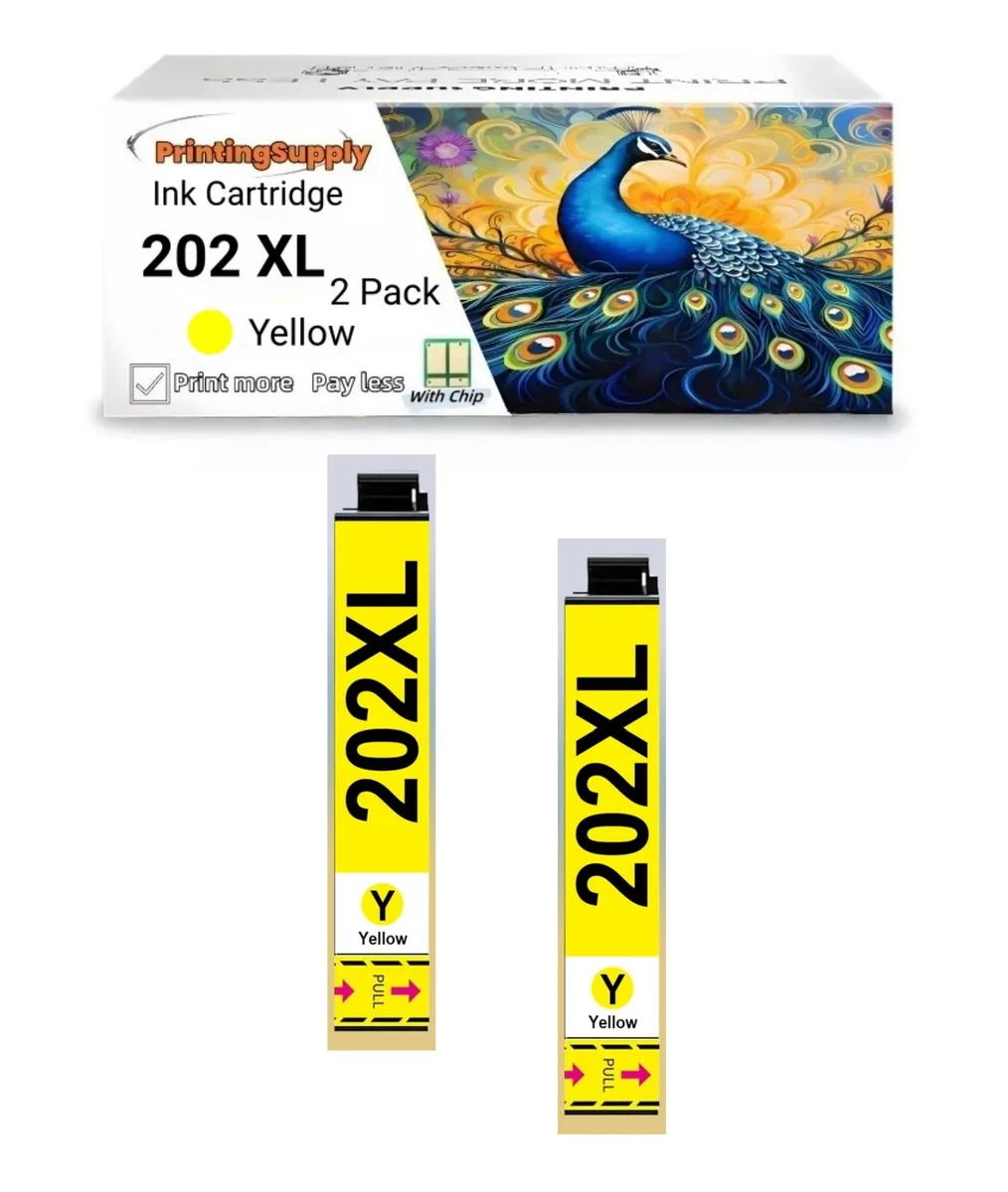 Aster Graphics Inc Aster Graphics Inc 202XL High Yield Ink Cartridge Yellow 2 Pack — product photo