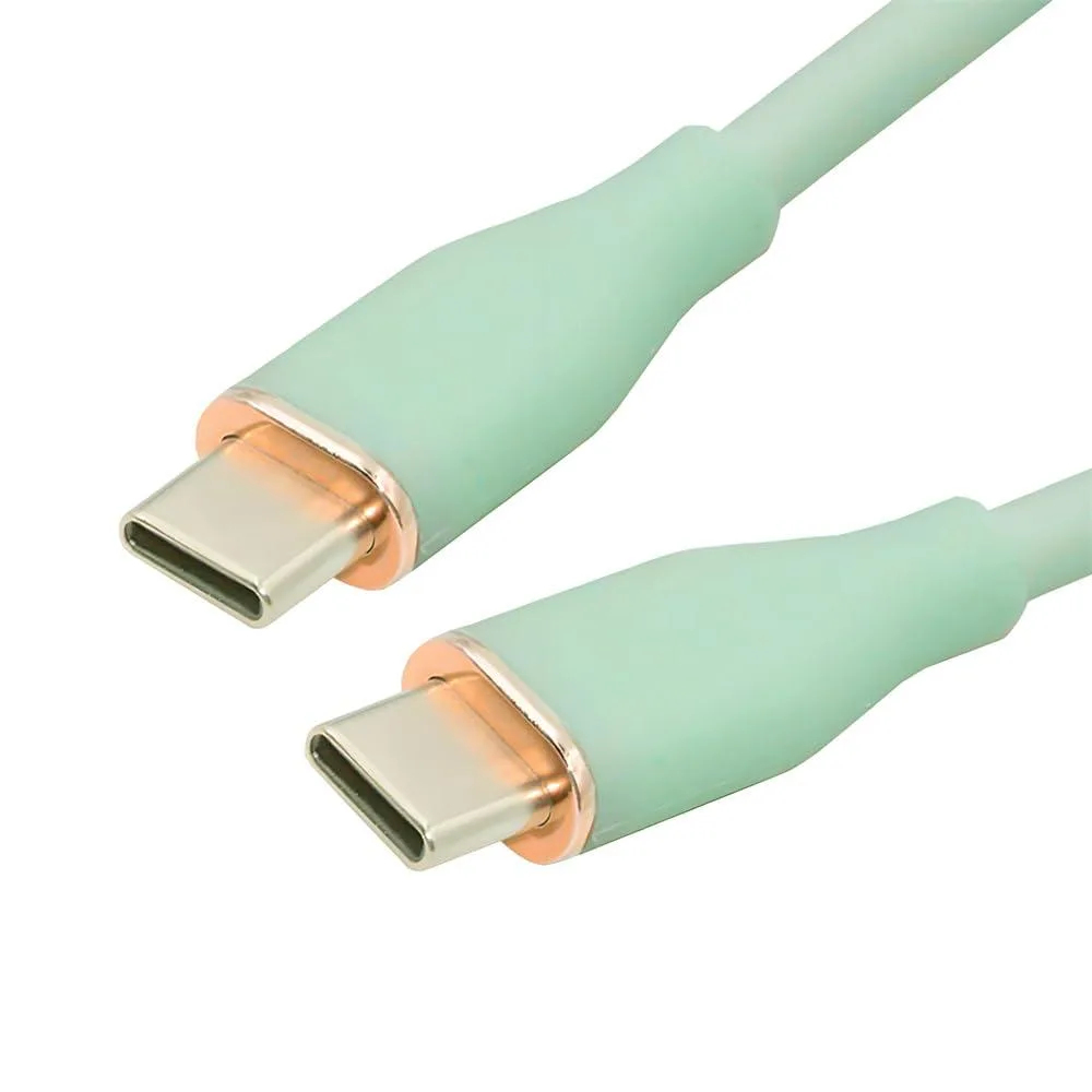 LORDWORLD LORDWORLD USB-C to USB-C Cable 65W 480Mbps 200cm Green — product photo